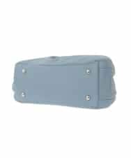 BKCGD07160 MK MICHEL KLEIN BAG(MK ミッシェルクラン バッグ) [2WAY]合成皮革タックデザインバッグ ライトブルー