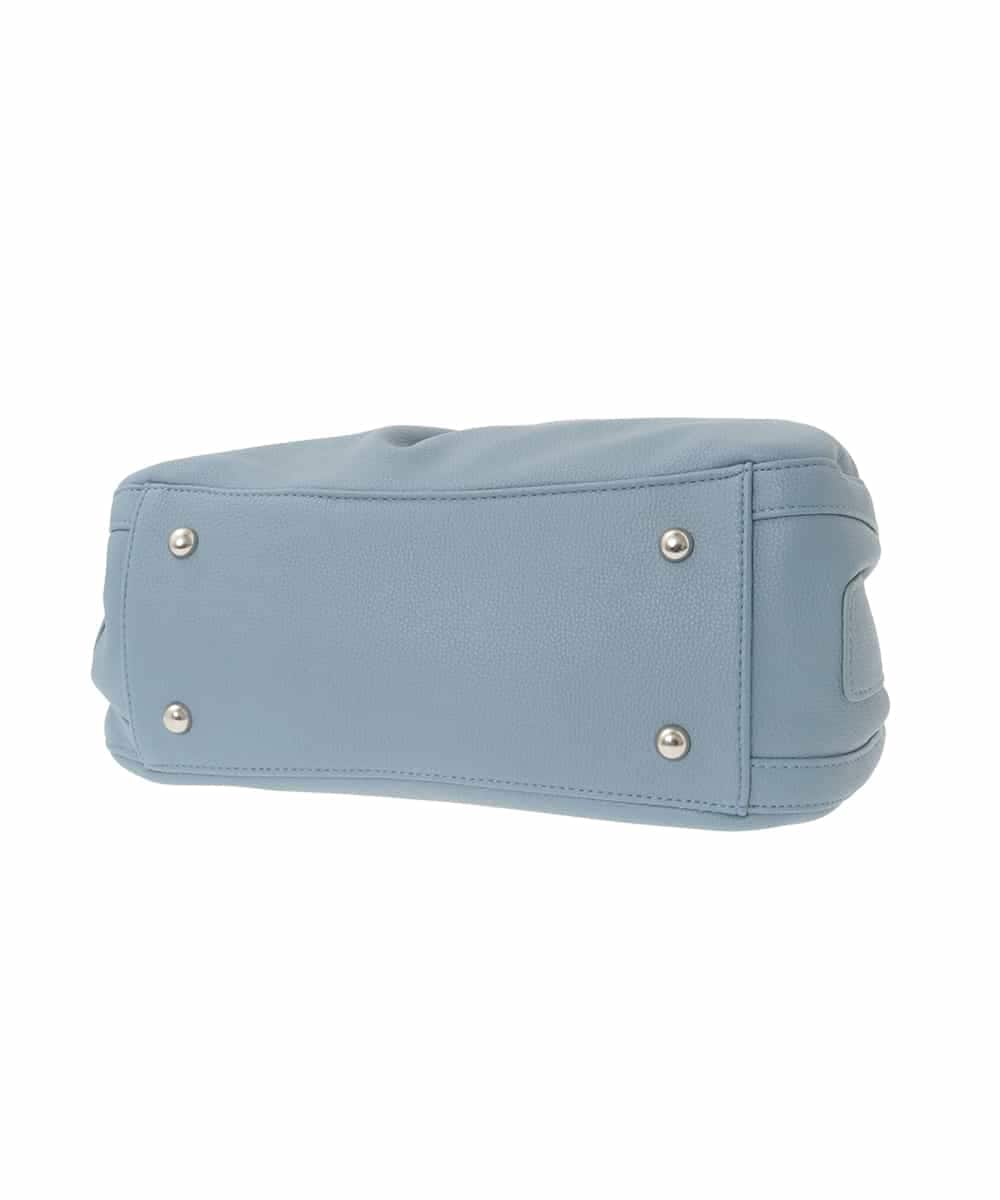 BKCGD07160 MK MICHEL KLEIN BAG(MK ミッシェルクラン バッグ) [2WAY]合成皮革タックデザインバッグ ライトブルー