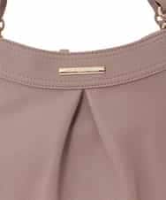 BKCGD07160 MK MICHEL KLEIN BAG(MK ミッシェルクラン バッグ) [2WAY]合成皮革タックデザインバッグ ライトブルー