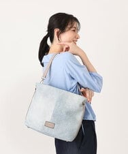 BKCGD09150 MK MICHEL KLEIN BAG(MK ミッシェルクラン バッグ) [2WAY]メタルタグアクセントショルダーバッグ ライトブルー