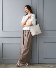 BKCGD09150 MK MICHEL KLEIN BAG(MK ミッシェルクラン バッグ) [2WAY]メタルタグアクセントショルダーバッグ ネイビー