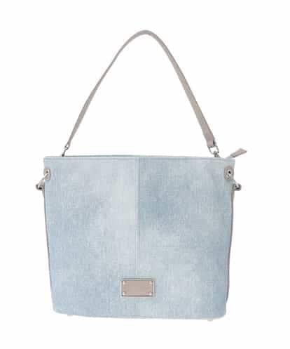 BKCGD09150 MK MICHEL KLEIN BAG [2WAY]メタルタグアクセントショルダーバッグ