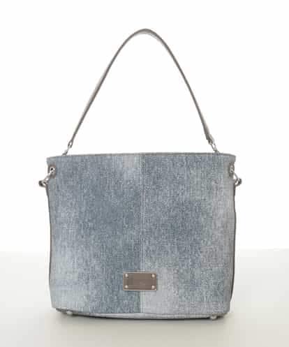 BKCGD09150 MK MICHEL KLEIN BAG [2WAY]メタルタグアクセントショルダーバッグ