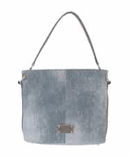 BKCGD09150 MK MICHEL KLEIN BAG(MK ミッシェルクラン バッグ) [2WAY]メタルタグアクセントショルダーバッグ ネイビー