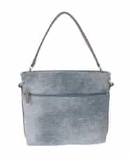 BKCGD09150 MK MICHEL KLEIN BAG(MK ミッシェルクラン バッグ) [2WAY]メタルタグアクセントショルダーバッグ ネイビー