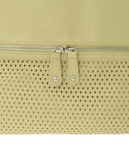 BKCGD26165 MK MICHEL KLEIN BAG(MK ミッシェルクラン バッグ) [2WAY]パンチングデザイン変形トートバッグ ピンクベージュ