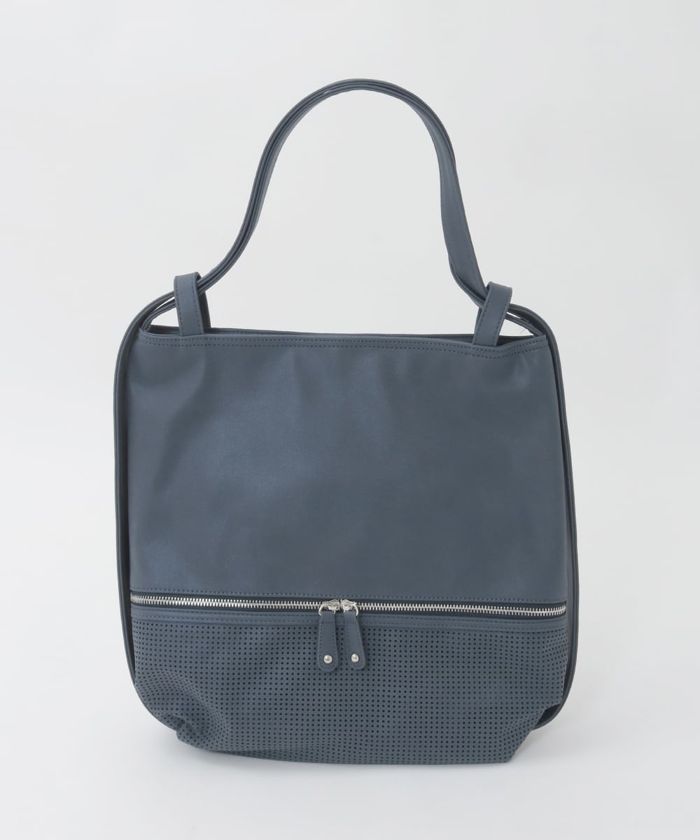 BKCGD26165 MK MICHEL KLEIN BAG(MK ミッシェルクラン バッグ) [2WAY]パンチングデザイン変形トートバッグ ベージュ