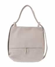 BKCGD26165 MK MICHEL KLEIN BAG(MK ミッシェルクラン バッグ) [2WAY]パンチングデザイン変形トートバッグ ベージュ