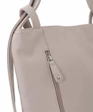 BKCGD26165 MK MICHEL KLEIN BAG(MK ミッシェルクラン バッグ) [2WAY]パンチングデザイン変形トートバッグ ベージュ