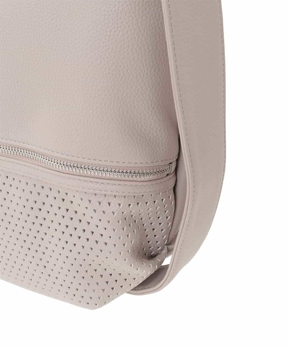 BKCGD26165 MK MICHEL KLEIN BAG(MK ミッシェルクラン バッグ) [2WAY]パンチングデザイン変形トートバッグ ベージュ