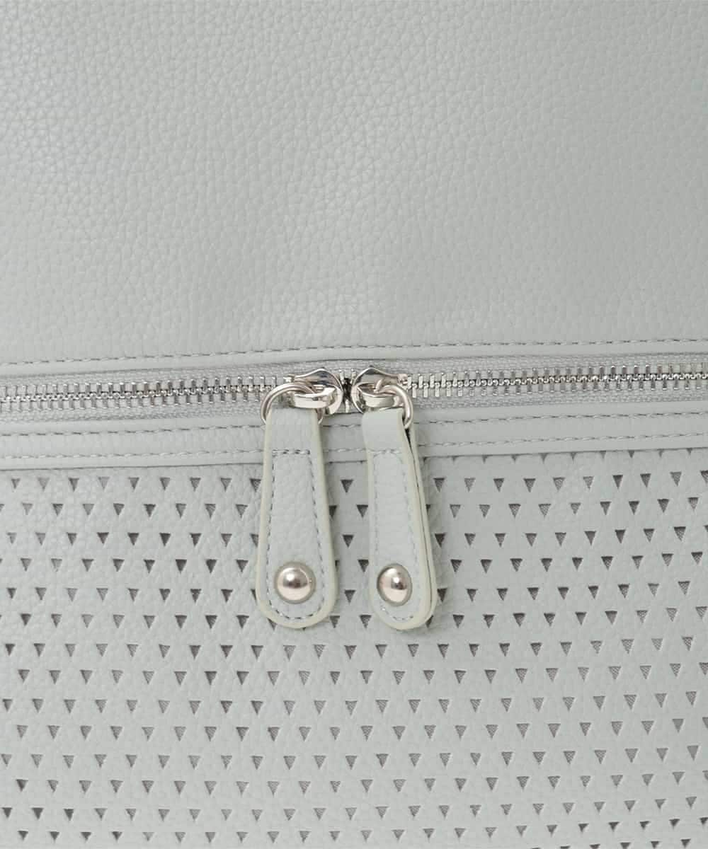 BKCGD26165 MK MICHEL KLEIN BAG(MK ミッシェルクラン バッグ) [2WAY]パンチングデザイン変形トートバッグ ベージュ