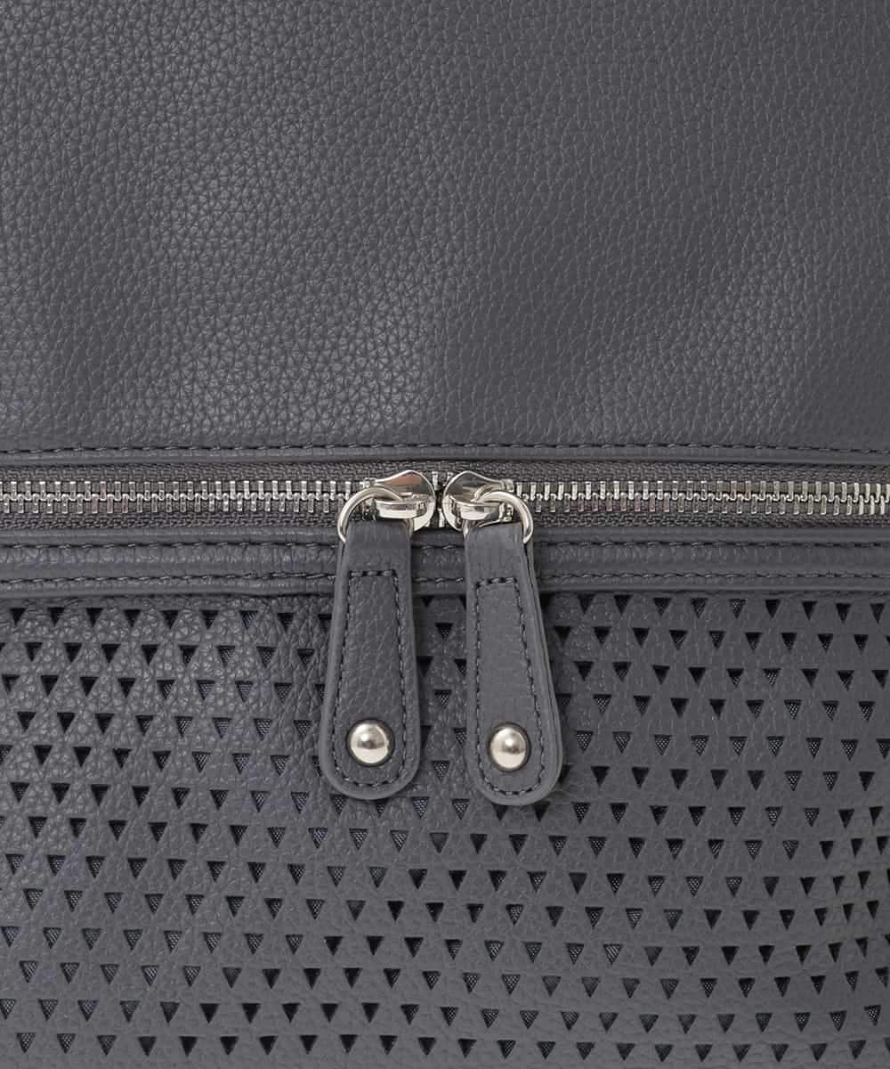 BKCGD26165 MK MICHEL KLEIN BAG(MK ミッシェルクラン バッグ) [2WAY]パンチングデザイン変形トートバッグ ベージュ