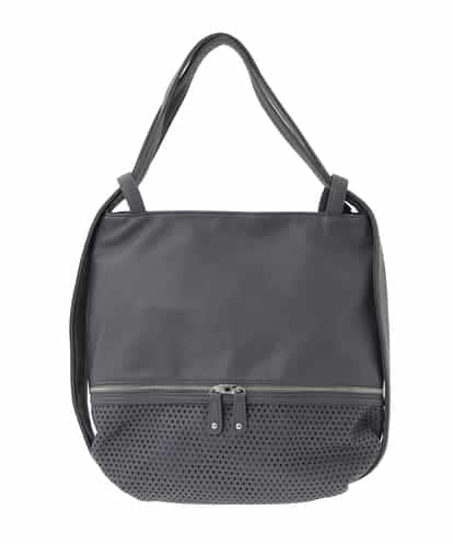 BKCGD26165 MK MICHEL KLEIN BAG [2WAY]パンチングデザイン変形トートバッグ