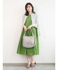 BKCGD28155 MK MICHEL KLEIN BAG(MK ミッシェルクラン バッグ) [2WAY]パンチングデザイン変形ミニトートバッグ ライトブルー