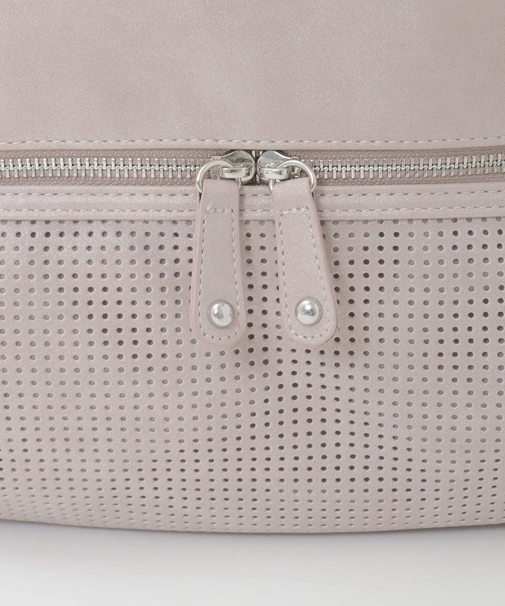 BKCGD28155 MK MICHEL KLEIN BAG(MK ミッシェルクラン バッグ) [2WAY]パンチングデザイン変形ミニトートバッグ ライトブルー