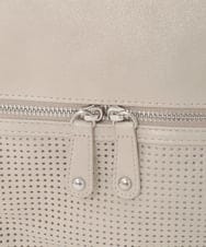 BKCGD28155 MK MICHEL KLEIN BAG(MK ミッシェルクラン バッグ) [2WAY]パンチングデザイン変形ミニトートバッグ ライトブルー