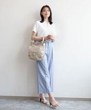 BKCGD28155 MK MICHEL KLEIN BAG(MK ミッシェルクラン バッグ) [2WAY]パンチングデザイン変形ミニトートバッグ ライトブルー
