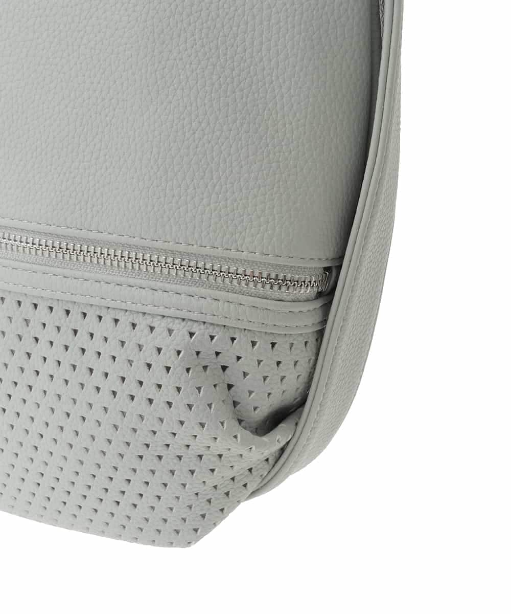 BKCGD28155 MK MICHEL KLEIN BAG(MK ミッシェルクラン バッグ) [2WAY]パンチングデザイン変形ミニトートバッグ ライトブルー