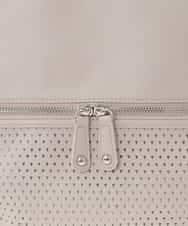 BKCGD28155 MK MICHEL KLEIN BAG(MK ミッシェルクラン バッグ) [2WAY]パンチングデザイン変形ミニトートバッグ ライトブルー