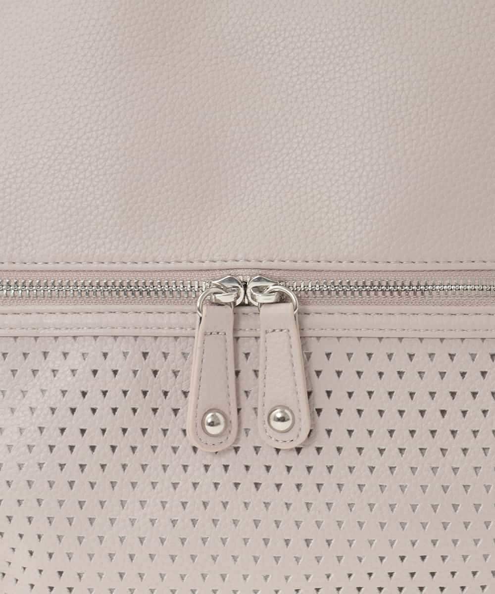 BKCGD28155 MK MICHEL KLEIN BAG(MK ミッシェルクラン バッグ) [2WAY]パンチングデザイン変形ミニトートバッグ ライトブルー