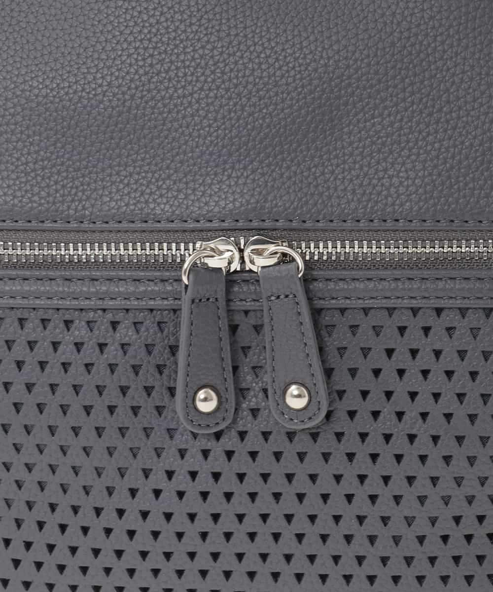 BKCGD28155 MK MICHEL KLEIN BAG(MK ミッシェルクラン バッグ) [2WAY]パンチングデザイン変形ミニトートバッグ ライトブルー