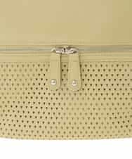 BKCGD28155 MK MICHEL KLEIN BAG(MK ミッシェルクラン バッグ) [2WAY]パンチングデザイン変形ミニトートバッグ ライトブルー