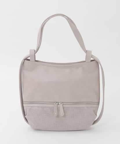 BKCGD28155 MK MICHEL KLEIN BAG [2WAY]パンチングデザイン変形ミニトートバッグ