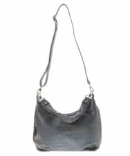 BKCGG49130 MK MICHEL KLEIN BAG(MK ミッシェルクラン バッグ) 【2WAY】フラワーパンチングショルダーバッグ ネイビー