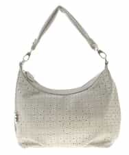 BKCGG49130 MK MICHEL KLEIN BAG(MK ミッシェルクラン バッグ) 【2WAY】フラワーパンチングショルダーバッグ グレー