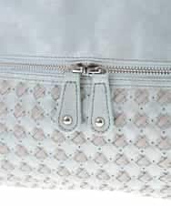 BKCGM26160 MK MICHEL KLEIN BAG(MK ミッシェルクラン バッグ) 【2WAY】フェイクレザービッグトートバッグ ライトブルー