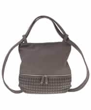 BKCGM26160 MK MICHEL KLEIN BAG(MK ミッシェルクラン バッグ) 【2WAY】フェイクレザービッグトートバッグ ベージュ