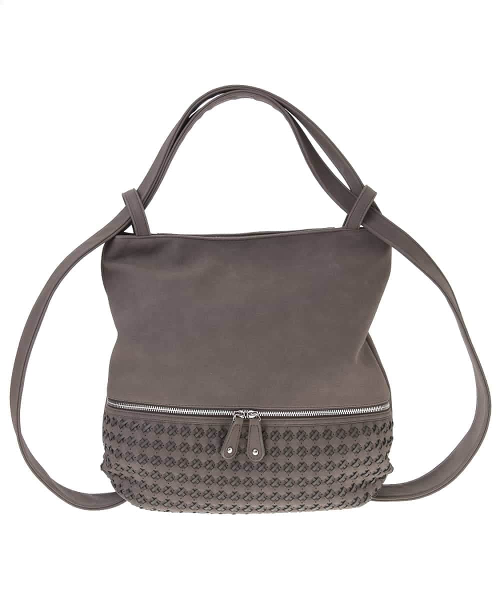 BKCGM26160 MK MICHEL KLEIN BAG(MK ミッシェルクラン バッグ) 【2WAY】フェイクレザービッグトートバッグ ベージュ