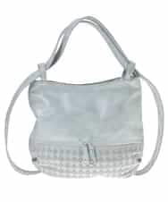 BKCGM28140 MK MICHEL KLEIN BAG(MK ミッシェルクラン バッグ) 【2WAY】フェイクレザートートバッグ ライトブルー