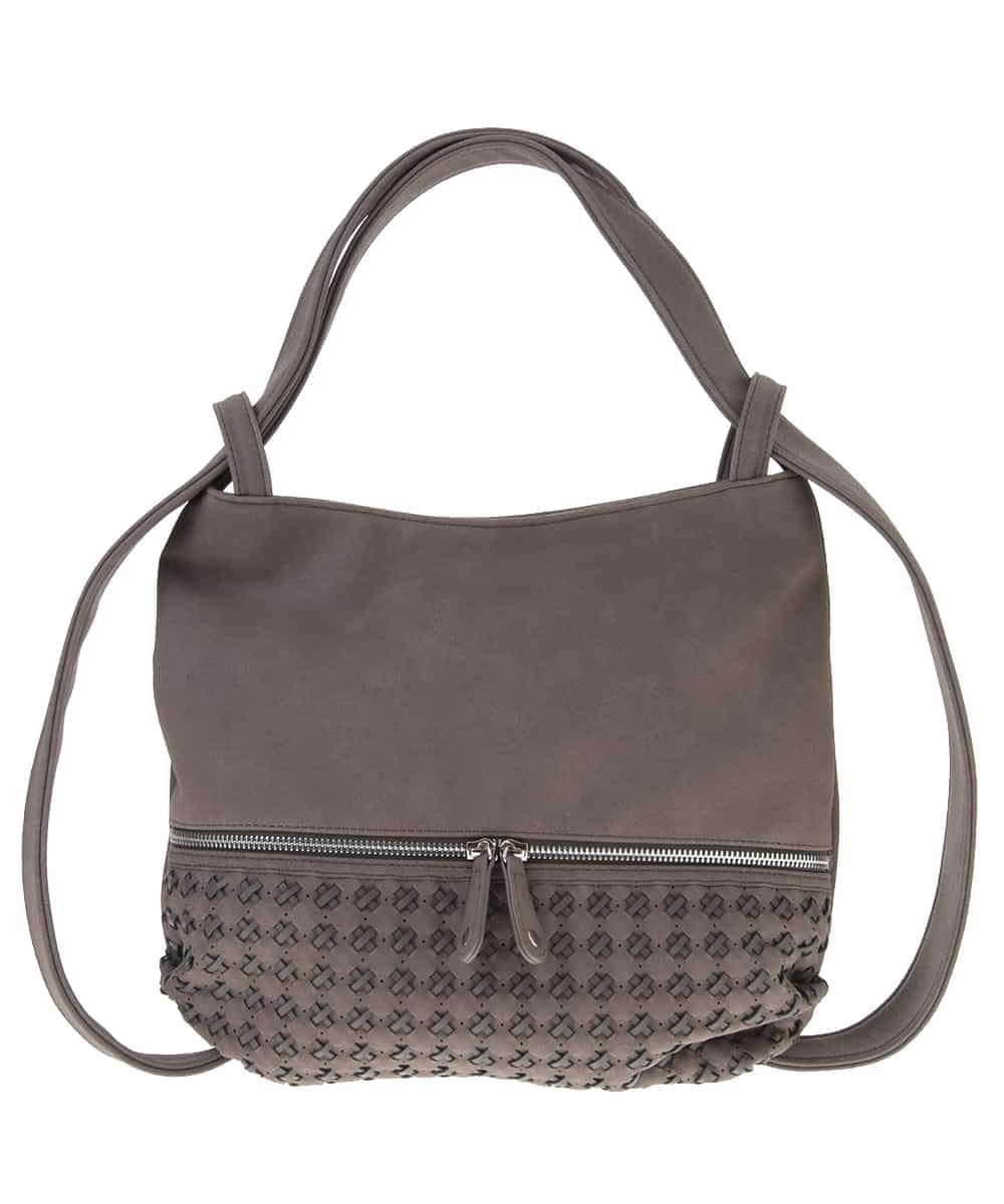 BKCGM28140 MK MICHEL KLEIN BAG(MK ミッシェルクラン バッグ) 【2WAY】フェイクレザートートバッグ ベージュ