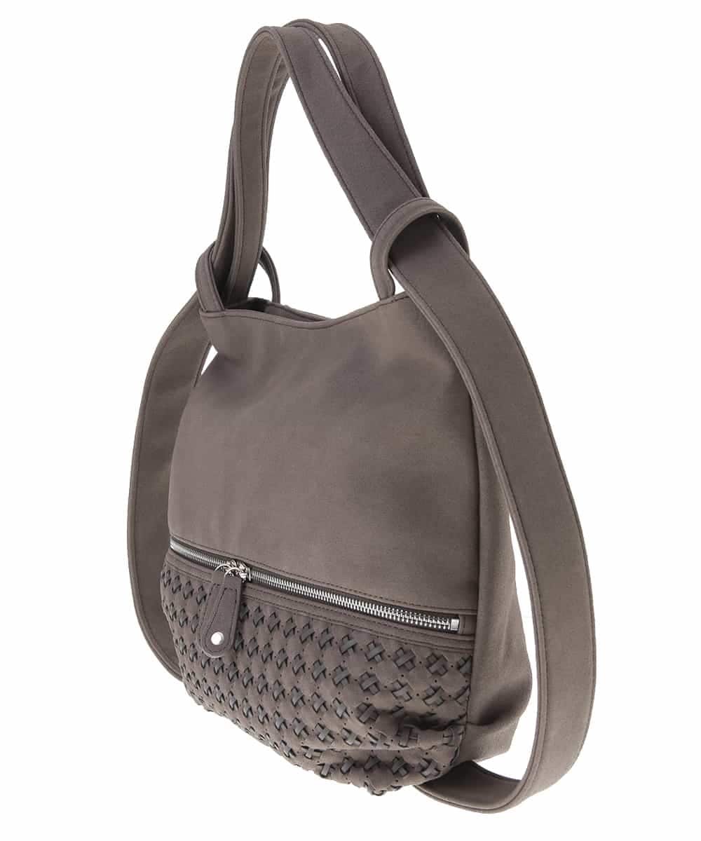 BKCGM28140 MK MICHEL KLEIN BAG(MK ミッシェルクラン バッグ) 【2WAY】フェイクレザートートバッグ ベージュ