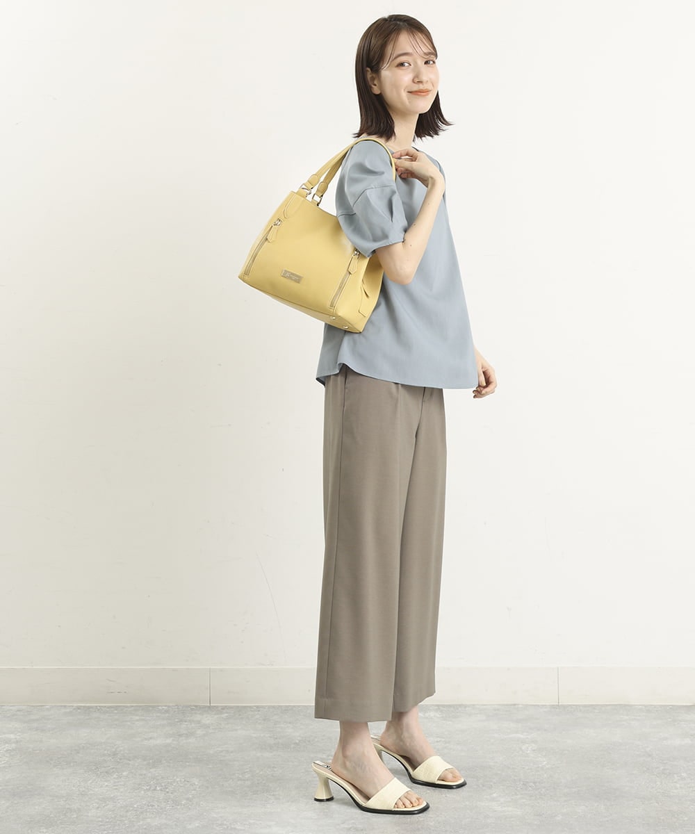 2WAY】フェイクレザースクエアバッグ(トートバッグ) | MK MICHEL KLEIN BAG(MK ミッシェルクラン バッグ )｜イトキンオンラインストア