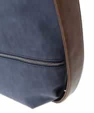 BKCGS05160 MK MICHEL KLEIN BAG(MK ミッシェルクラン バッグ) 【2WAY】フェイクレザーデニムプリントトートバッグ ネイビー