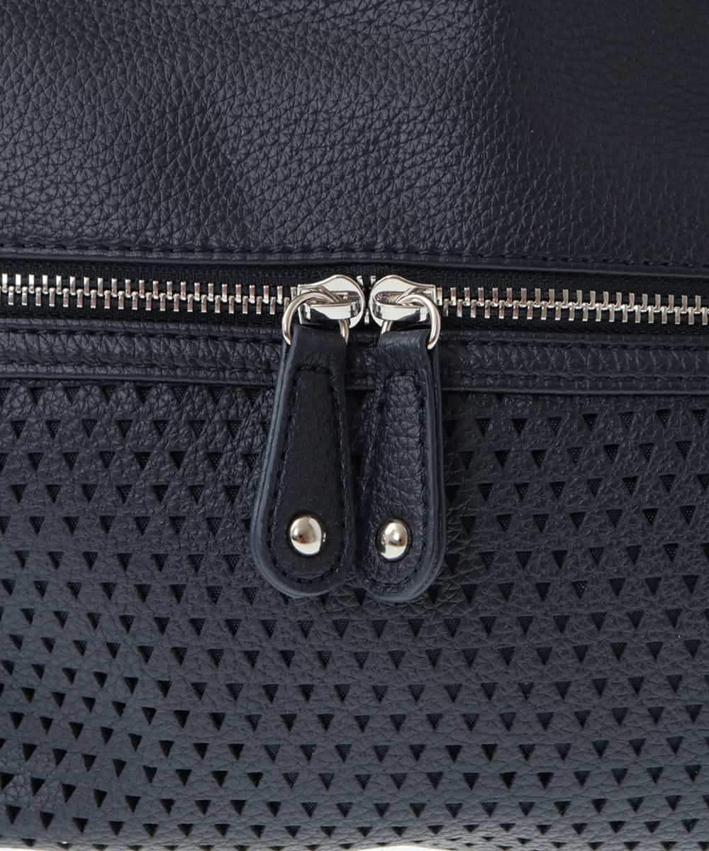 BKCGS28150 MK MICHEL KLEIN BAG(MK ミッシェルクラン バッグ) [2WAY]合成皮革変形ミニトートバッグ S ライトブルー
