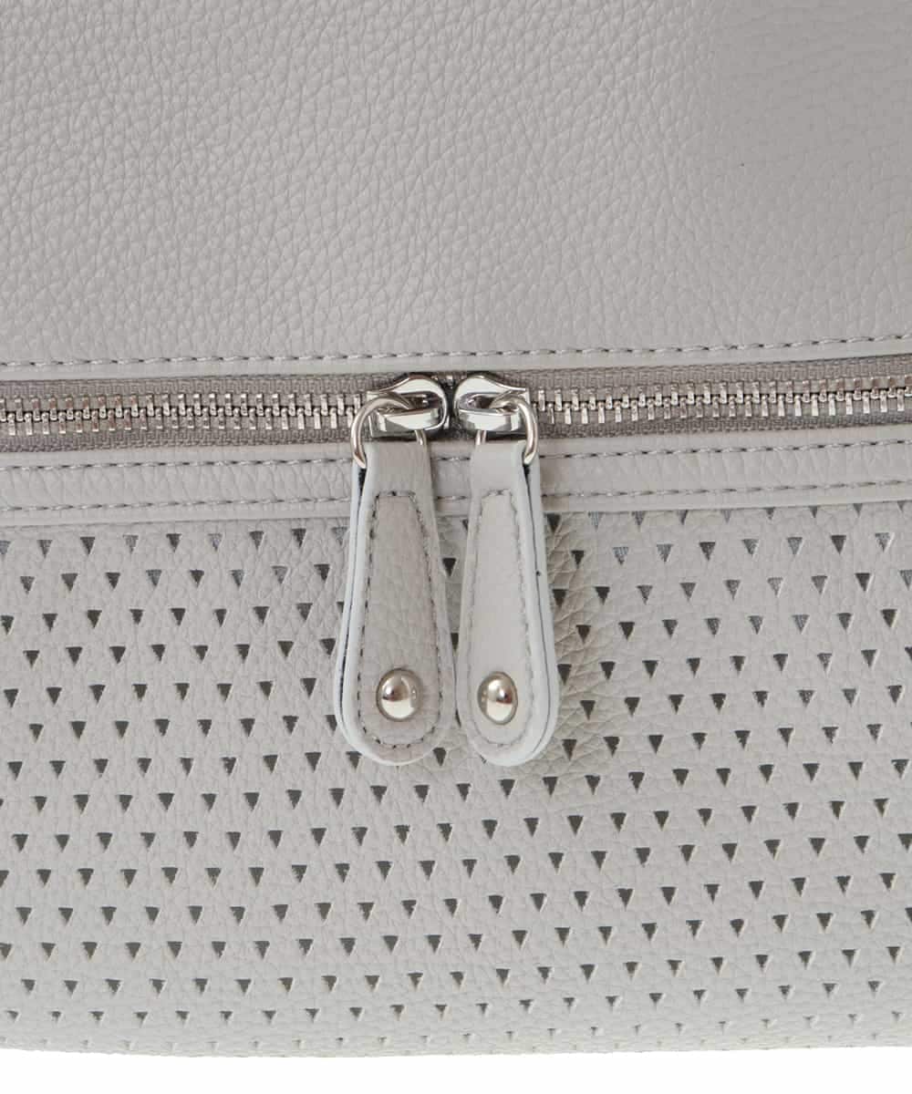 BKCGS28150 MK MICHEL KLEIN BAG(MK ミッシェルクラン バッグ) [2WAY]合成皮革変形ミニトートバッグ S ライトブルー