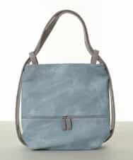 BKCGT05160 MK MICHEL KLEIN BAG(MK ミッシェルクラン バッグ) 【2WAY】スライドショルダーデニムライクトートバッグ ライトブルー