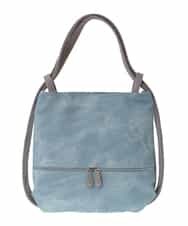 BKCGT05160 MK MICHEL KLEIN BAG(MK ミッシェルクラン バッグ) 【2WAY】スライドショルダーデニムライクトートバッグ ライトブルー