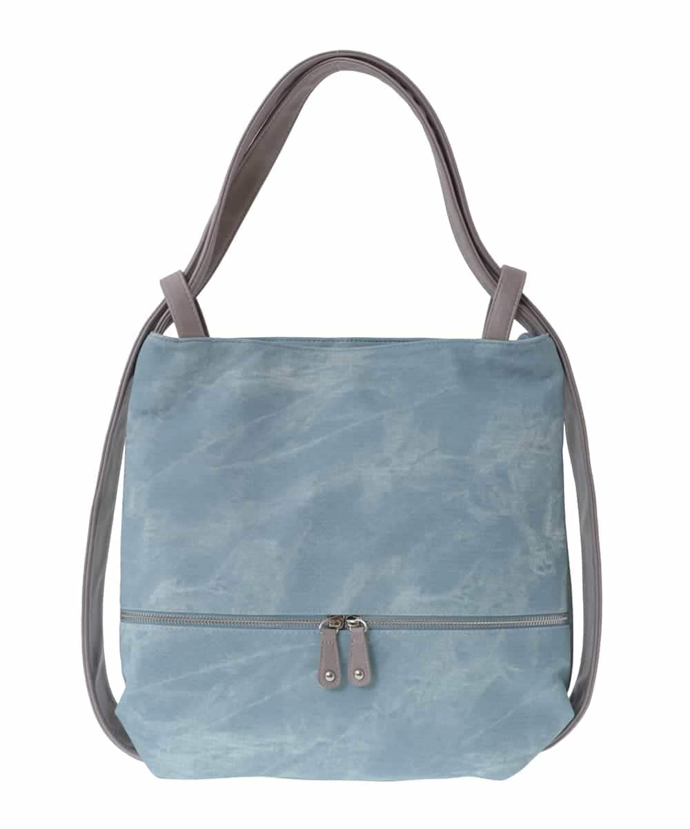 BKCGT05160 MK MICHEL KLEIN BAG(MK ミッシェルクラン バッグ) 【2WAY】スライドショルダーデニムライクトートバッグ ライトブルー