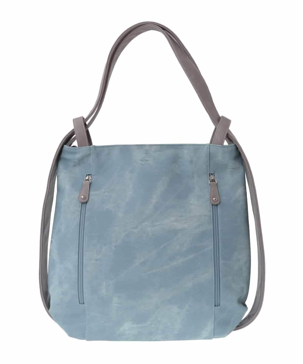 BKCGT05160 MK MICHEL KLEIN BAG(MK ミッシェルクラン バッグ) 【2WAY】スライドショルダーデニムライクトートバッグ ライトブルー