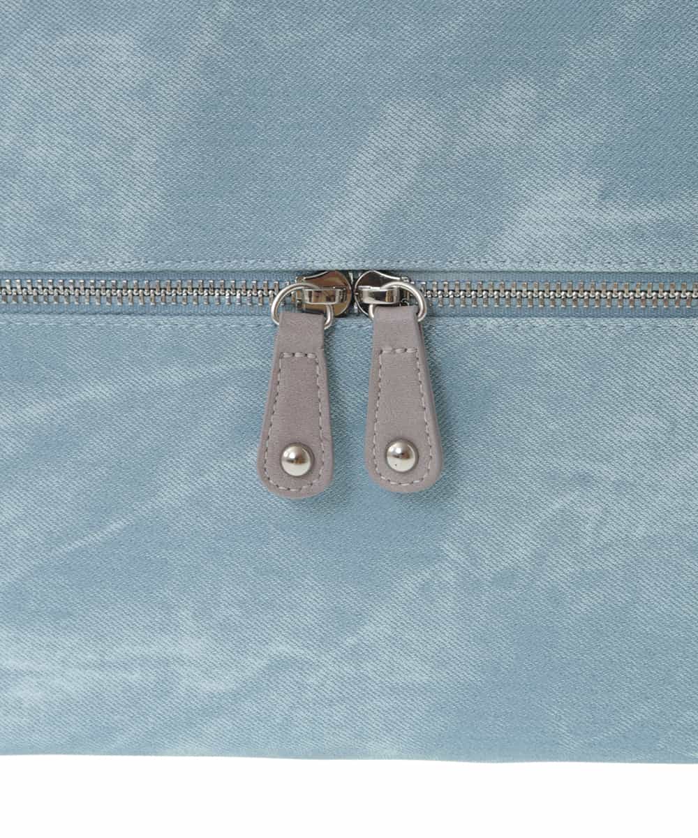 BKCGT05160 MK MICHEL KLEIN BAG(MK ミッシェルクラン バッグ) 【2WAY】スライドショルダーデニムライクトートバッグ ライトブルー
