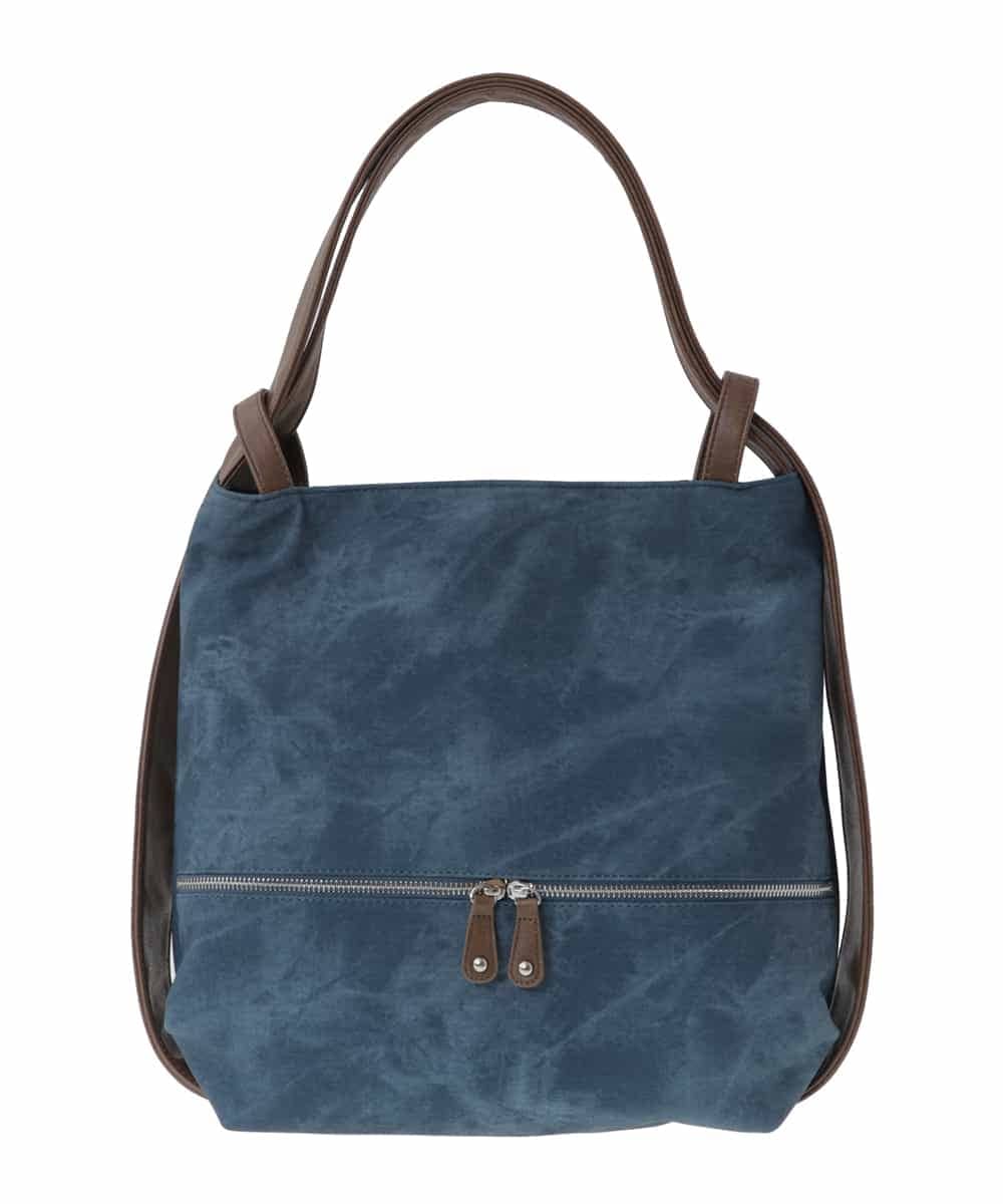 BKCGT05160 MK MICHEL KLEIN BAG(MK ミッシェルクラン バッグ) 【2WAY】スライドショルダーデニムライクトートバッグ ブルー