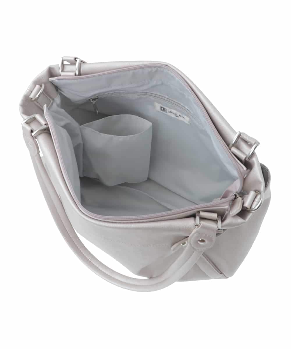 BKCGV03160 MK MICHEL KLEIN BAG(MK ミッシェルクラン バッグ) [2WAY]多機能ポケットデザインバッグ シャンパンピンク