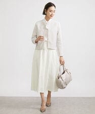 BKCGV04140 MK MICHEL KLEIN BAG(MK ミッシェルクラン バッグ) [2WAY]ベルトアクセントラウンドトートバッグ シャンパンピンク