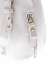 BKCGV04140 MK MICHEL KLEIN BAG(MK ミッシェルクラン バッグ) [2WAY]ベルトアクセントラウンドトートバッグ シャンパンピンク
