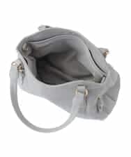 BKCGV04140 MK MICHEL KLEIN BAG(MK ミッシェルクラン バッグ) [2WAY]ベルトアクセントラウンドトートバッグ シャンパンピンク