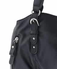 BKCGV04140 MK MICHEL KLEIN BAG(MK ミッシェルクラン バッグ) [2WAY]ベルトアクセントラウンドトートバッグ シャンパンピンク